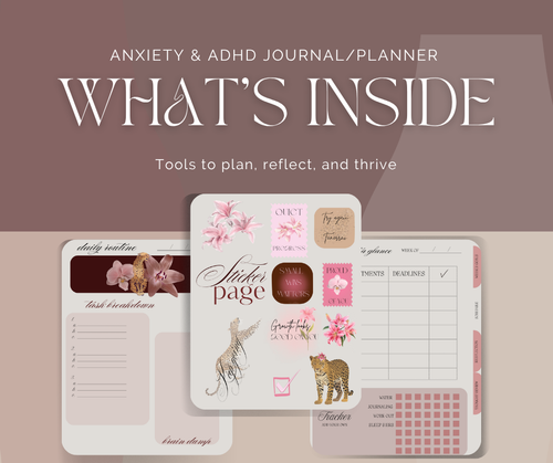 Sorry I’m Just Dysfunctional – Digital Anxiety & ADHD Planner | Printable PDF Planner